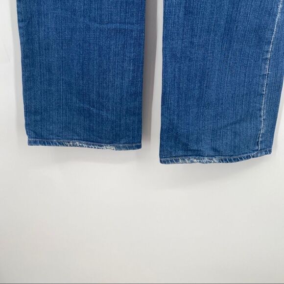 Seven7 Jeans Trendy Plus Size Sequin-Patch Bootcut Distressed Denim Jeans - Picture 9 of 12